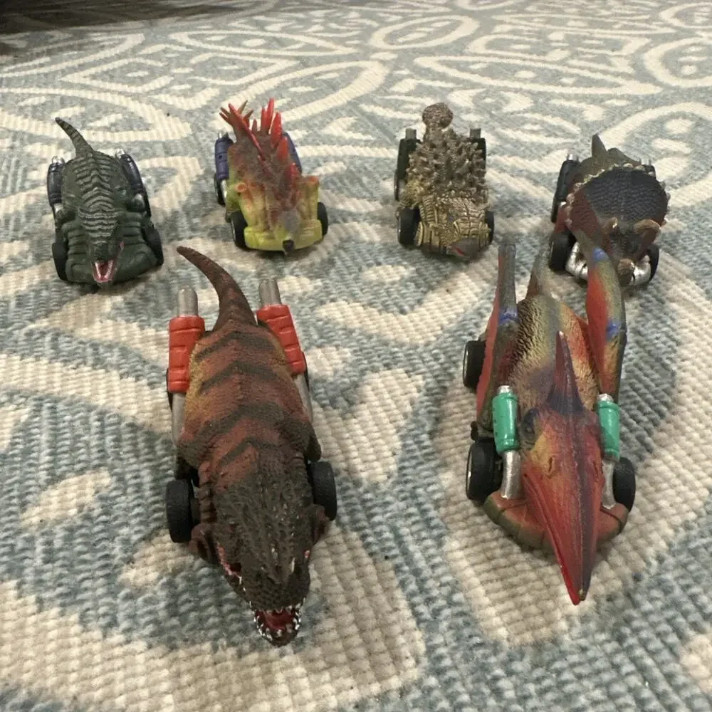 Dinosaur‎ Vehicles Mini Toys Car Dinosaur Model Action Figures Pull Back And Go